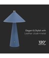 3W oplaadbare LED tafellamp, Blauw - Touch dimbaar, 3-in-1 CCT, 4000mAh batterij, incl. lichtbron