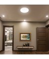 15W LED plafond/wandlamp met sensor - Samsung LED chip, 3-in-1 CCT, IP44, wit, rond, Ø25cm