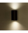 GU10 wandlamp met up/down licht, rond - IP44 buiten, wit, aluminium, zonder lichtbron
