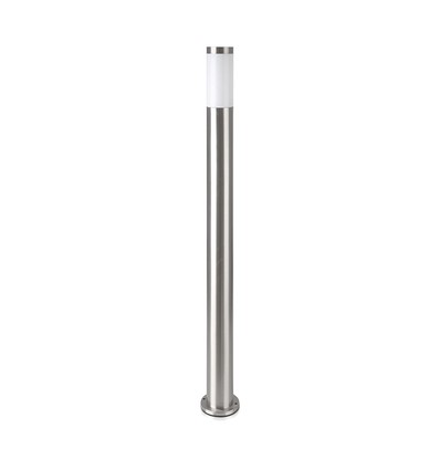 110 cm Bolderlamp, E27 - roestvrij staal, satijn nikkel, IP44