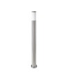 110 cm Bolderlamp, E27 - roestvrij staal, satijn nikkel, IP44