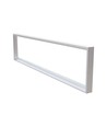 120x30 opbouwframe voor LED-paneel - Wit, 295 x 1195 mm, voor directe montage aan het plafond