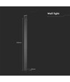10W Wandlamp - IP65 buiten, 4000K, antraciet, incl. lichtbron