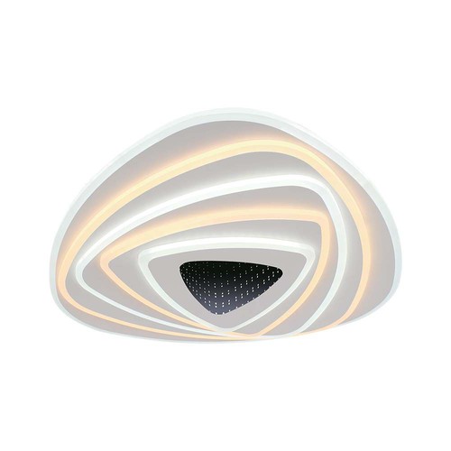 120W 3D Designer plafondlamp - 51x50cm, dimbaar, 3-in-1 CCT, incl. afstandsbediening