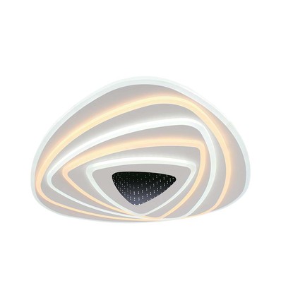 120W 3D Designer plafondlamp - 51x50cm, dimbaar, 3-in-1 CCT, incl. afstandsbediening
