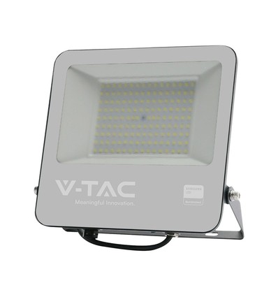 100W LED breedstraler, Samsung LED chip - 100lm/W, IP65, zwart, koud wit, buiten