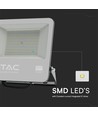 100W LED breedstraler, Samsung LED chip - 100lm/W, IP65, zwart, koud wit, buiten