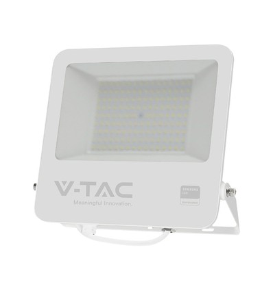 100W LED breedstraler met Samsung LED chip - 100lm/W, IP65, 6500K, zwarte behuizing, buiten