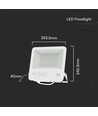 100W breedstraler - Samsung, 1m kabel, 6500K, wit, grijs glas, werklamp