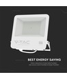 100W breedstraler - Samsung, 1m kabel, 6500K, wit, grijs glas, werklamp