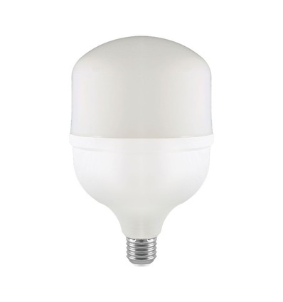 50W LED T140 lamp - 5400lm, E27 met E40 adapter, 105 lm/W, 160 graden, wit kunststof