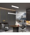 36W LED-lichtlijn voor ophanging - 3-in-1 CCT, Samsung LED, 120cm, zwart/wit, incl. draadophanging
