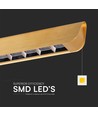 36W LED-lichtlijn voor ophanging - 2880lm, CCT, grijs, incl. draadophanging