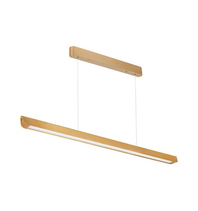 36W Lineaire Hanglamp - LED Samsung, Diffusor Plaattype 3in1, Goud
