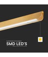 36W Lineaire Hanglamp - LED Samsung, Diffusor Plaattype 3in1, Goud