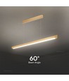 36W Lineaire Hanglamp - LED Samsung, Diffusor Plaattype 3in1, Goud