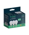 3 stuks E14 4,5W LED kogellamp - P45, 4000K, vervangt 40W
