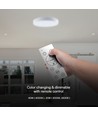 40W dimbare LED-plafondlamp - Ø40cm, CCT, 3 lichtkleuren, afstandsbediening