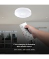60W LED designer plafondlamp met afstandsbediening - 6000lm, dimbaar, 3-in-1 CCT, witte cover