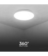 60W LED designer plafondlamp met afstandsbediening - 6000lm, dimbaar, 3-in-1 CCT, witte cover