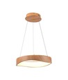 18W LED hanglamp in houtdesign - 2100lm, Ø40cm, 3000K, incl. lichtbron