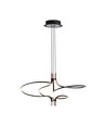 LED design hanglamp - 3000K verguld, zwarte behuizing