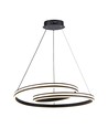 60cm 40W designer pendellamp - 120lm/W, zwart, verstelbare hoogte, metaal, incl. lichtbron