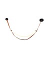 12W Designer plafondlamp - 1440lm, L166cm, metaal, bruin