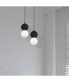 LED Designer Hanglamp G9 - Zwart + Wit Huis