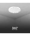 60W Designer Domelight plafondlamp - Ø49cm, 6000lm, dimbaar, incl. afstandsbediening, honingraat cover