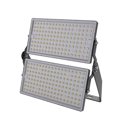 500W LED breedstraler met Samsung chip - 135lm/W, IP65, zwart, buiten, 67500lm