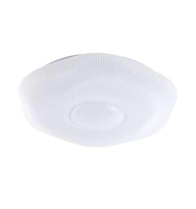 40W LED Designer Dome plafondlamp - 4000lm, 3-in-1 CCT, dimbaar, incl. afstandsbediening, bloemenpatroon