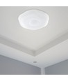 40W LED Designer Dome plafondlamp - 4000lm, 3-in-1 CCT, dimbaar, incl. afstandsbediening, bloemenpatroon