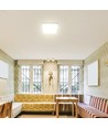 48W vierkante LED plafondlamp - 42 x 42cm, IP44, witte rand, Samsung chip, 5 jaar garantie