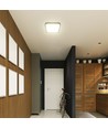 48W vierkante LED plafondlamp - 42 x 42cm, IP44, zwarte rand, Samsung chip, 5 jaar garantie