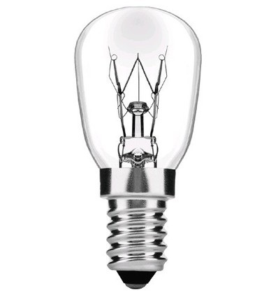 E14 15W halogeen ovenlamp - 90lm, max. 300°C