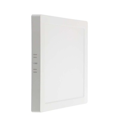 24W Samsung LED plafondlamp, vierkant - 110lm/W, witte rand, 5 jaar garantie