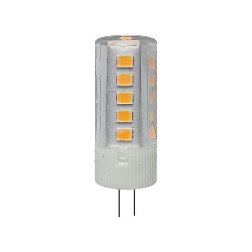 3,2W G4 LED lamp, 12V - 385lm, Samsung LED chip, 300 graden, kunststof/aluminium
