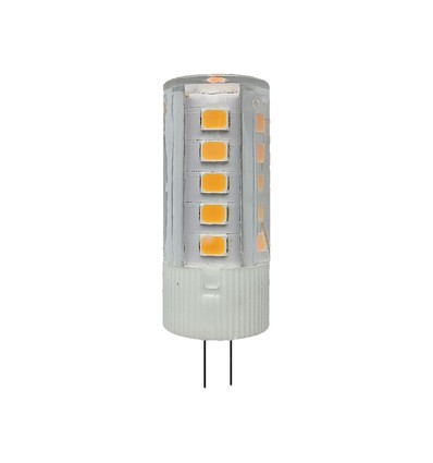 3,2W G4 LED lamp, 12V - 385lm, Samsung LED chip, 300 graden, kunststof/aluminium