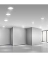 12W Ø17,1cm Samsung LED inbouwpanel - 1200lm, 6500K, Backlit, Gat: Ø15,5 cm, Afmeting: Ø17,1 cm