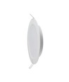18W Ø22cm LED inbouwpanel - 110lm/W, Samsung LED chip, 6500K, witte rand, 5 jaar garantie