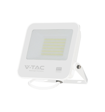 50W LED-breedstraler - IP65, wit, werklamp, Samsung-chip, 6500K, grijs gematteerd glas