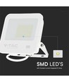 50W LED-breedstraler - IP65, wit, werklamp, Samsung-chip, 6500K, grijs gematteerd glas
