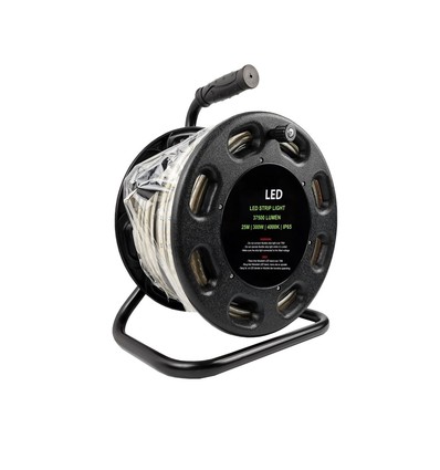 25m Werklichthaspel - 230V, 250W, neutraal wit, IP65