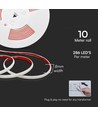 10m 12,5W/m COB-LED strip set, 3000K - IP65, 1100lm/m, 286 LED per meter, 8mm breedte