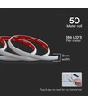 50m 12W/m COB-LED strip, 3000K - IP65, 286 LED per meter, flexibel, 50 meter rol
