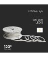 50m 10,5W/m rode LED strip - IP65, 120 LED per meter, 2835 SMD chips, 50 meter rol