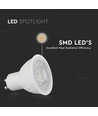 6W GU10 LED lamp - 445lm, 110°, Samsung LED chip, warm wit