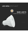 6W GU5.3 LED spot, 12V - MR16, 38 graden, IP20, 445lm