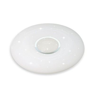 40W Designer Dome LED plafondlamp met sterreneffect - 4000lm, dimbaar, CCT, afstandsbediening, Ø39cm